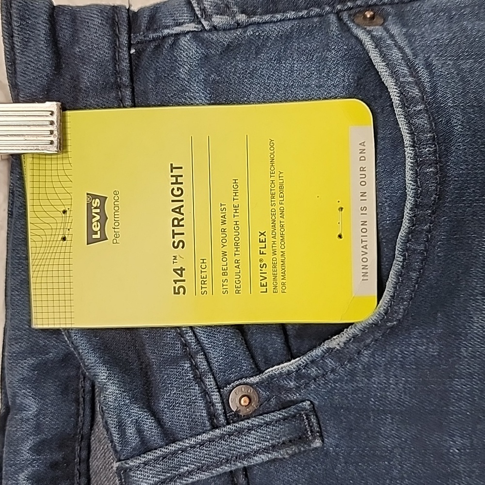NWT Levi"s 514 Straight Flex Men Jean SZ. 32x32 Stretch - Picture 5 of 8